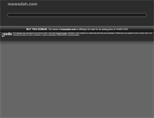 Tablet Screenshot of mawadah.com